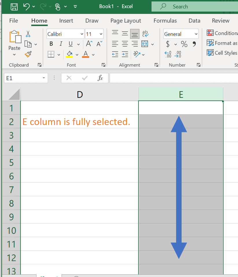 excel columns
