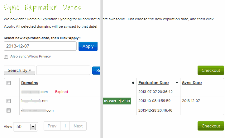 name.com sync domains